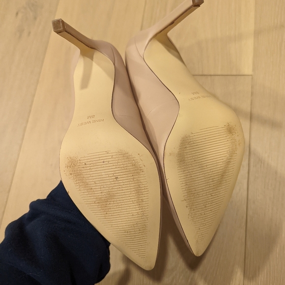 Nine West Nude Stiletto Heels - Picture 4 of 11